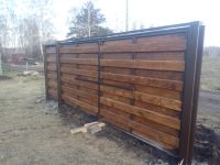 Лот: 11521325. Фото: 3. Ворота на металлическом каркасе... Строительство и ремонт