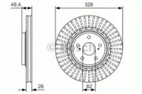 Лот: 23059752. Фото: 2. Диск тормозной Bosch 0 986 479... Автозапчасти