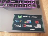 Лот: 20054701. Фото: 5. Игровой ноутбук MSI Alpha 15 A3DDK-062XRU...