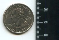 Лот: 16912725. Фото: 2. (№7026) США 25 центов 2001 год... Монеты