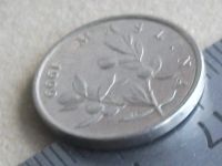 Лот: 17896760. Фото: 3. Монета 20 лип Хорватия 1999 флора... Коллекционирование, моделизм