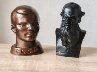 Лот: 25257715. Фото: 2. Бюст гагарин силумин. Антиквариат