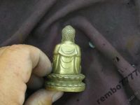Лот: 5817707. Фото: 2. будда.бронза.5 см.камбоджа.фен-шуй. Живопись, скульптура, фото