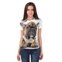 Лот: 12052296. Фото: 3. Женская футболка 3D "Французский... Одежда, обувь, галантерея