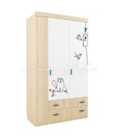 Лот: 15279993. Фото: 5. Шкаф для детской комнаты "Кот"