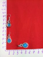 Лот: 9148448. Фото: 2. Набор (подвеска+серьги). Ювелирные изделия, бижутерия, часы