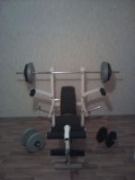 Лот: 10507246. Фото: 3. скамья штанга 70 гантели. Спортивные товары