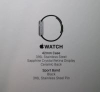 Лот: 6503719. Фото: 7. Часы Apple Watch 42 мм из нержавеющей...