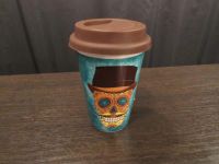 Лот: 10702090. Фото: 2. Термостакан керамический с силиконовой... Посуда, кухонная утварь