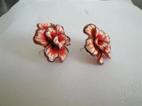 Лот: 565474. Фото: 2. Изделия из полимерной глины гвоздики... Ювелирные изделия, бижутерия, часы