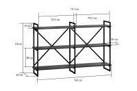 Лот: 24678756. Фото: 6. Стеллаж LOFTY HOME Роквуд
