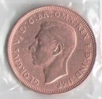 Лот: 14391637. Фото: 2. 1/2 пенни Великобритания Англия... Монеты