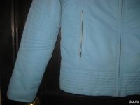Лот: 17986243. Фото: 3. Голубая куртка с капюшоном - демисезон... Одежда, обувь, галантерея
