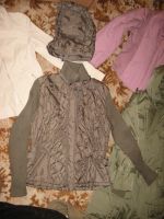 Лот: 11950596. Фото: 2. коричневая курточка с трикотажными... Одежда и аксессуары