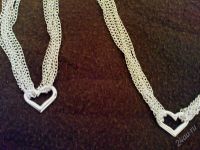 Лот: 1344347. Фото: 2. Браслет + колье "Сердце" / новое... Ювелирные изделия, бижутерия, часы