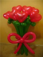 Лот: 5031854. Фото: 4. Букет из цветов-сердечек