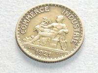 Лот: 15925049. Фото: 5. Монета 1 франк один Франция 1921...
