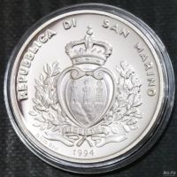 Лот: 13769819. Фото: 2. Сан-Марино. 500 лир. 1994 год... Монеты
