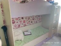Лот: 11233692. Фото: 2. Двухъярусная кровать с матрасами. Детская мебель