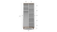 Лот: 25394087. Фото: 4. Шкаф двухдверный Nicky, цвет розовый. Красноярск
