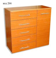 Лот: 1255369. Фото: 2. Комод Баян 5 ящ венге дуб (код... Хранение вещей