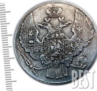 Лот: 11747577. Фото: 2. 12 рублей 1841 год, Николай 1,. Монеты