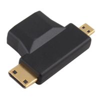 Лот: 2636048. Фото: 2. HDMI F to MicroHDMI M / MiniHDMI... Комплектующие
