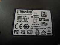 Лот: 13771723. Фото: 4. SSD диск 120gb Kingston (Sata... Красноярск