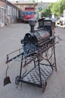 Лот: 2615568. Фото: 3. Мангал паровоз - авторская работа. Красноярск