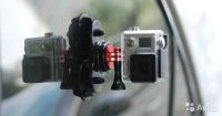 Лот: 9448041. Фото: 3. Присоска тройная для GoPro/Xiaomi... Фото, видеокамеры, оптика