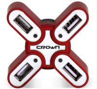 Лот: 17755484. Фото: 2. USB Хаб 2.0 Crown CMH-B09 4 порта... Периферия