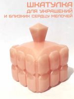Лот: 19554347. Фото: 2. Шкатулка для украшений / эпоксидная... Сувениры