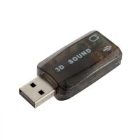 Лот: 2062787. Фото: 2. Внешняя звуковая карта USB sound... Комплектующие