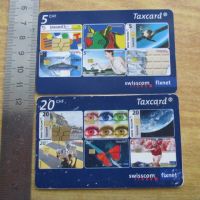 Лот: 23460294. Фото: 2. Карта телефонная 5 и 20 CHF Швейцария... Открытки, билеты и др.