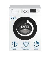 Лот: 21360336. Фото: 3. Стиральная машина Beko wsre7612xawi. Бытовая техника