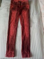 Лот: 6992488. Фото: 2. джинсы красные. Женская одежда