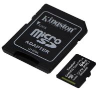 Лот: 25440344. Фото: 2. Карта памяти MicroSDXC 64Gb Kingston... Носители информации