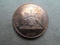 Лот: 10822540. Фото: 2. Тринидад и Тобаго 1 цент 2003. Монеты