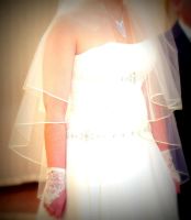 Лот: 1908392. Фото: 2. Свадебная фата двухярусная белая. Свадебная мода