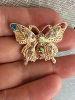 Лот: 10920916. Фото: 2. Брошь Золотая бабочка. Ювелирные изделия, бижутерия, часы