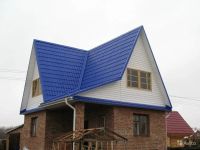 Лот: 10348740. Фото: 2. Металлочерепица 1,19х3,95м ультрамарин... Строительные материалы