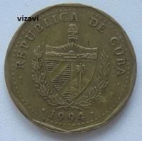 Лот: 18805514. Фото: 2. Куба 1 песо 1994. Хосе Марти... Монеты
