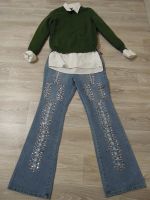 Лот: 9073197. Фото: 7. новые джинсы с декоративными элементами...