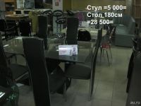 Лот: 8286731. Фото: 2. Стул черный хром 5000р. Кухонная мебель