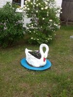 Лот: 18835247. Фото: 2. Садовая фигура кашпо- лебедь. Для дачи, дома, огорода, бани, парка