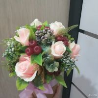 Лот: 16690848. Фото: 6. Мыло ручной работы. Букет розы