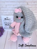 Лот: 15482848. Фото: 3. Зайчик в платье и пуантах. Ручная... Красноярск