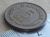 Лот: 13302018. Фото: 2. Монета 5 эри пять оре ере Дания... Монеты
