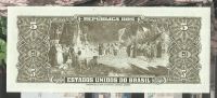Лот: 18369329. Фото: 2. Бразилия 5 крузейро 1962 - 1964... Банкноты