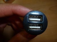 Лот: 3897478. Фото: 2. Автомобильная usb зарядка. Авто, мото, водный транспорт